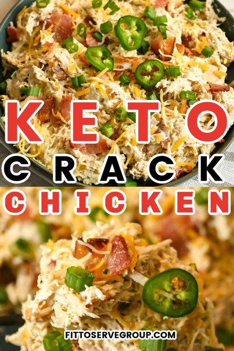 close up image of keto crack chicken Can Chicken Recipes, Losing 40 Pounds, Low Carb Chicken Recipes, Boiled Chicken, Keto Dinners, Ranch Seasoning, Keto Recipes Dinner, Low Carb Meals Easy, Low Carb Chicken