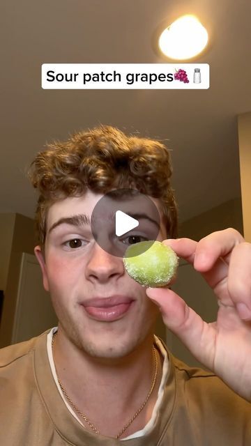 Thomas Winkler on Instagram: "These are so addicting😝

Because it’s fruit that means it’s healthy right?

#sourgrapes #foodhacks #viral #food #foodie #trending #trend #awesome #amazing #health #healthy #thefoodguy #tommywinkler #kingofcrunch #satisfying #satisfied #asmr #mukbang #reels #fun #crazy #cool #share #same #relatable #foodiefam" Food Asmr, Asmr Food, Satisfying Eats, Sour Grapes, Viral Trend, Satisfying Food, Food Hacks, Food Videos, Meant To Be