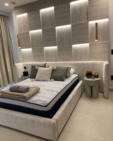 Plywood Bed Design Modern, 2024 Bedroom, Instagram Bedroom, Bed Back Design, Unique Bedroom Design, Stylish Bedroom Design, Wall Decoration Ideas, Luxury Room Bedroom, Bedroom Interior Design Luxury