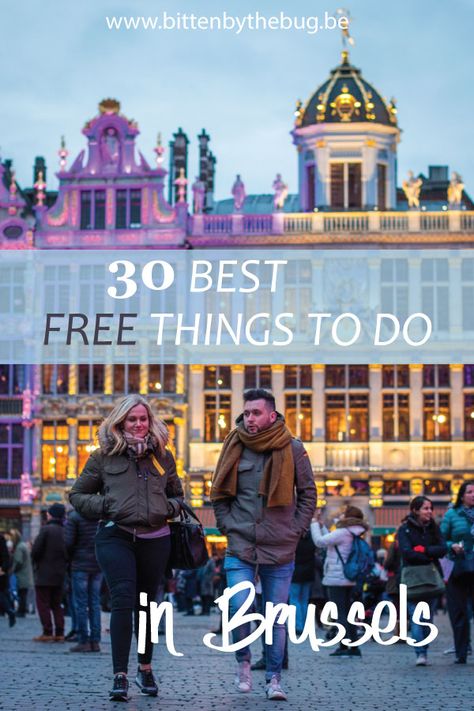 Thanks to this overview of the 30 best free things to do in Brussels, you won't have to spend a dime to discover some very unique places and activities in Brussels. Read on to learn about free festivals, free musea, free events and much more. Brussels Belgium Travel, Things To Do In Brussels, Air Movie, Brussels Travel, Europe Travel Places, Travel Belgium, Visit Belgium, Events Place, Christmas In Europe