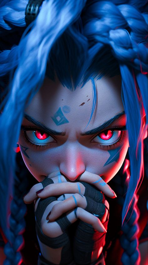 #leagueoflegends #jinx #lol #jinxlol #jinxface #wallpaper #ai Pc Wallpaper 1920x1080 Full Hd Black, 3d Wallpaper Spiderman, Wallpaper Lol, League Of Legends Wallpapers, Jinx Wallpaper, Lol Wallpaper, Lol Wallpapers, Gamer Wallpaper, League Of Legends Arcane