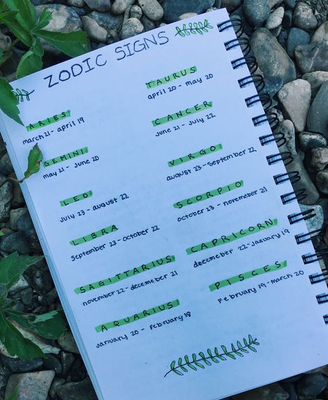 Zodiac sign page for bullet journal. Zodiac Sign Journal Page, Zodiac Signs Art, February Bullet Journal, Leo Star Sign, Bullet Journal Set Up, Zodiac Signs Chart, Babymoon Photos, Journal Page Ideas, Vampire Diaries Guys