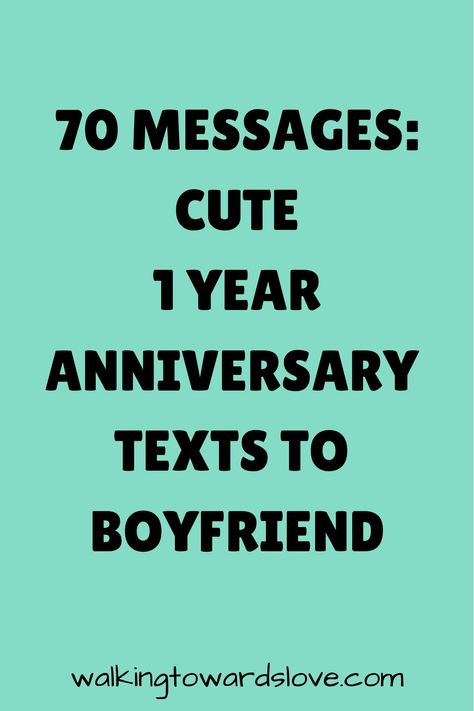 Looking for inspiration to celebrate your anniversary? Surprise your boyfriend with these heartfelt anniversary texts that express your love and appreciation. These cute and thoughtful messages will make his day and strengthen the bond you share. Whether you're celebrating a milestone or just want to remind him how much he means to you, these anniversary boyfriend texts are sure to bring a smile to his face. Show him how much you care with a sweet message that captures the love and joy of your r Cute Anniversary Texts For Boyfriend, Message For Anniversary For Boyfriend, One Year Dating Anniversary Quotes, Anniversary Text For Boyfriend, 1year Anniversary Quotes, 1 Year Anniversary Message, 1 Year Anniversary Message For Boyfriend, 1st Anniversary Message For Boyfriend, Best Message For Boyfriend