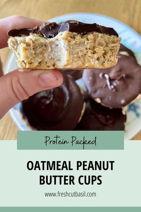 Easy Treats For Work, Clean Simple Eats Vanilla Protein Recipes, Macro Friendly Easter Dessert, Make Ahead Healthy Snacks, Healthy Postpartum Snacks, Protein Packed Oatmeal, Postpartum Snacks, Protein Peanut Butter Cups, Pb2 Recipes