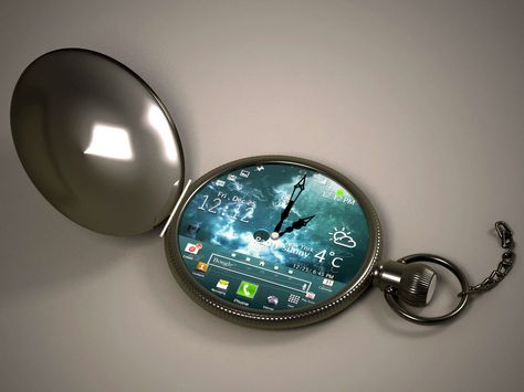 Smart Pocket Watch on Behance Apple Watch Pocket Watch, Futuristic Pocket Watch, Astronomical Pocket Watch, Digital Pocket Watch, Modern Pocket Watch, Future Inventions, Formal Self-winding Pocket Watch, Luxury Elegant Self-winding Pocket Watch, Doctor Jewelry