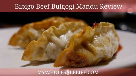 Korean Dumplings, Korean Bulgogi, Beef And Vegetables, Frozen Beef, Air Fryer Review, Frozen Appetizers, Bulgogi Beef, Quick Snack, Tender Beef