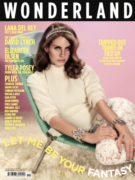 Lana Del Rey Magazine, Sarah Lucas, Lianne La Havas, Lana Del Rey Honeymoon, Miranda July, Emeli Sande, Lana Del Rey Art, Icona Pop, Wonderland Magazine