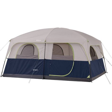 Ozark Trail 14' x 10' Family Cabin Tent, Sleeps 10 - Walmart.com - Walmart.com Ozark Trail Tent, 10 Person Tent, Camping Necessities, Camping Cabin, Tenda Camping, Comfortable Camping, Best Tents For Camping, Family Cabin, Family Tent Camping