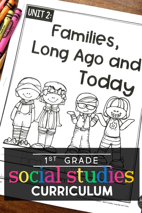 First Grade Social Studies Activities, Social Studies Grade 1, Social Studies For Prek, 1st Grade Social Studies Activities, Homeschool Social Studies First Grade, Social Studies First Grade, Social Studies For First Grade, 1st Grade Social Studies Lessons, 1st Grade Social Studies