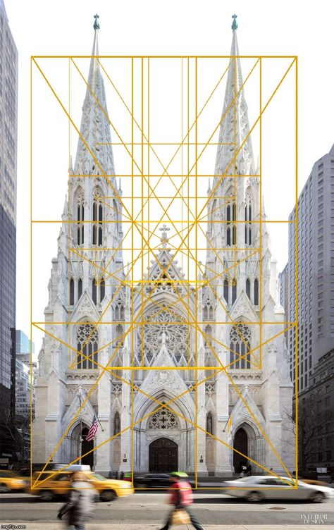 Fractal Geometry Architecture, Golden Ratio Architecture, Pattern Sculpture, Architecture Journal, St Patrick's Cathedral, Fractal Geometry, Alchemy Art, The Golden Ratio, Gothic Cathedrals