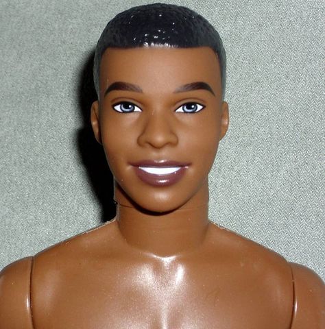 BARBIE BLACK KEN DOLL by chanty's crafts and beyond, via Flickr Black Ken Doll, Ken And Barbie, Ken Barbie Doll, African American Dolls, Living Dolls, Male Doll, Beautiful Barbie Dolls, Black Barbie, Ken Doll