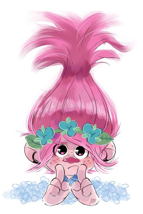 Poppy From Trolls, Poppy Artwork, Free Printable Images, Poppy Trolls, Trolls Poppy, Trolls Birthday Party, Poppy And Branch, Troll Party, Cute Disney Drawings