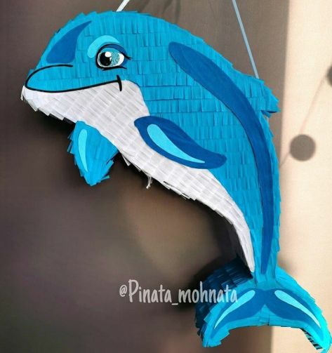 Dolphin Pinata, Fancy Dress Competition, Piñata Ideas, Diy Pinata, Sea Decor, Valentines School, Baby Shark, Christmas And New Year, Dolphins