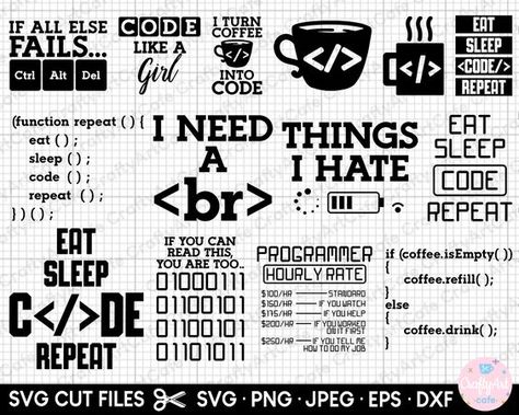 Computer Science Stickers Printable, Programming Doodle, Engineering Doodles, Coding Drawing, Nerd Stickers, Vinyl Mugs, School Shirt Designs, Science Club, Computer Programmer