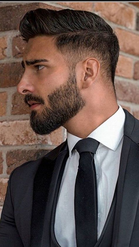 Mens Wedding Hairstyles, Men's Beard Styles, Stylish Beards, Beard Trend, Beard Maintenance, Men Fade Haircut Short, Best Fade Haircuts, Beard And Mustache Styles, Mens Beard Grooming