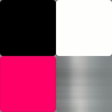 {Color Scheme for my Bedroom} ~Black~White~Hot Pink~Brush Nickle~ Hot Pink Room Decor, Hot Pink Room, Pink Bedroom Design, Black Bedroom Decor, Pink Bedroom For Girls, Black Color Palette, Pink Bedroom Decor, Pink Room Decor, Pink Color Schemes