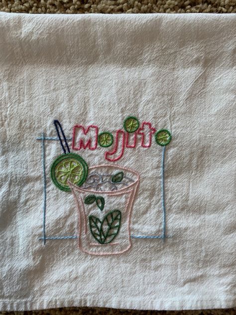 Embroidery Patterns Tshirt, Hand Embroidered Words Shirt, Cute Embroidered Cotton T-shirt, Cute Embroidered Summer T-shirt, Summer Embroidered Graphic Tee, Tshirt Embroidery Ideas, Vintage Embroidered Summer Shirt, Embroidery Inspiration Clothing, Embroidery On Shirt