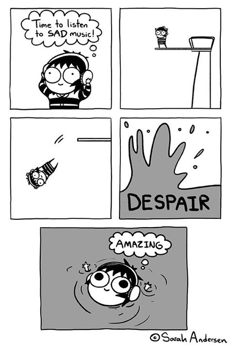 Sarah Andersen en Twitter: "https://t.co/Rp77kcQmVE" Saras Scribbles, Sarah Anderson Comics, Cassandra Calin, Sarah's Scribbles, Sarah Andersen, Sarah Anderson, 4 Panel Life, The Jungle Book, Funny Comic Strips