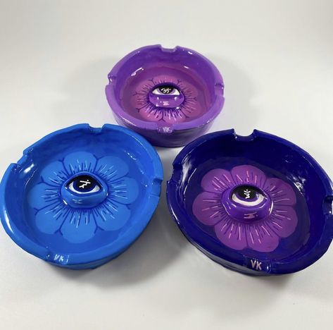 Clay Ashtrays, Chakra Third Eye, Clay Magnets, Diy Air Dry Clay, Sculpture Art Clay, Air Dry Clay Projects, Clay Diy Projects, Clay Crafts Air Dry, Keramik Design