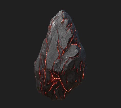 Lava Armor, Volcano Rock, Funny Rock, Monster Hunter Art, Planet Design, Rock Textures, Dnd Miniatures, 3d Texture, Landscape Pictures