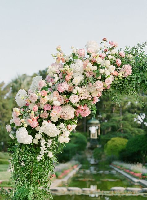 Pink Peonies Wedding, Villa Ephrussi, Arbor Decor, French Villa, Dusty Pink Weddings, Wedding In France, All Things Pink, 2025 Wedding, Villa Wedding