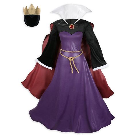 Evil Queen Deluxe Costume for Adults by Disguise – Snow White and the Seven Dwarfs  shopDisney #AD, #Costume, #sponsored, #Adults, #Deluxe, #Evil Disney Villain Costumes, Evil Queen Costume, Disney Evil Queen, The Evil Queen, Villain Costumes, Black Halloween Dress, Queen Costume, Snow White And The Seven Dwarfs, The Seven Dwarfs