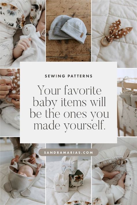 Beginner Friendly Sewing Patterns for the Cutest Baby Items | By Sandramaria Baby Boy Sewing Patterns, Easy Baby Sewing Projects, Free Baby Sewing Patterns, Sewing Patterns Baby, Girls Sewing Patterns Free, Making Baby Clothes, Free Baby Clothes, Baby Sewing Patterns Free, Boys Sewing Patterns