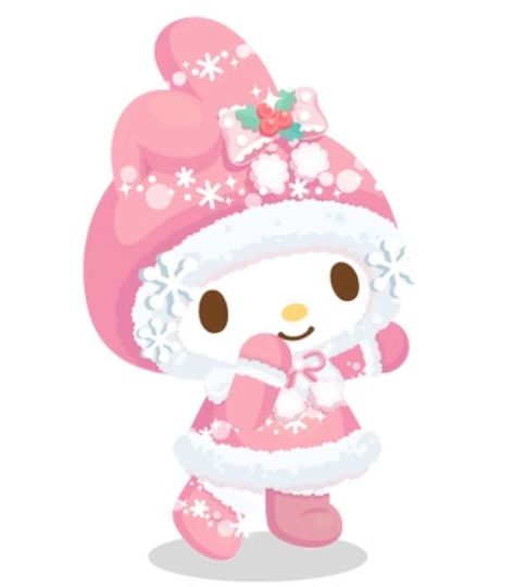 My Melody My Melody Christmas Icon, Kawaii Winter Aesthetic, Winter My Melody, My Melody Christmas Pfp, My Melody Christmas Wallpaper, Christmas My Melody, My Melody Winter, My Melody Christmas, Melody Christmas