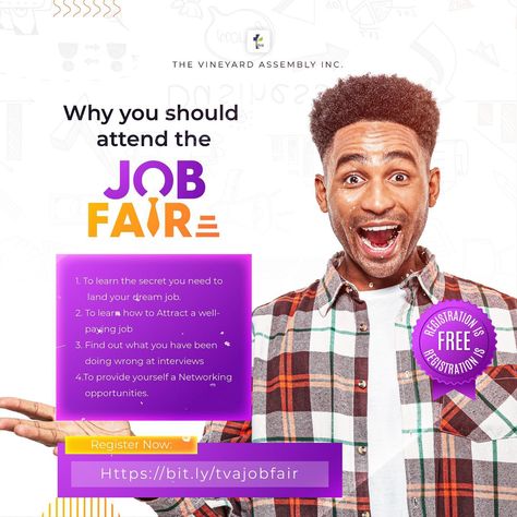 Job Fair Booth Ideas For Employers, Job Fair Decorations, Career Fair Poster Design, Job Fair Flyer Design, Manifest A Job Offer, Job 3, Job Fair, Throwback Thursday, Fun At Work