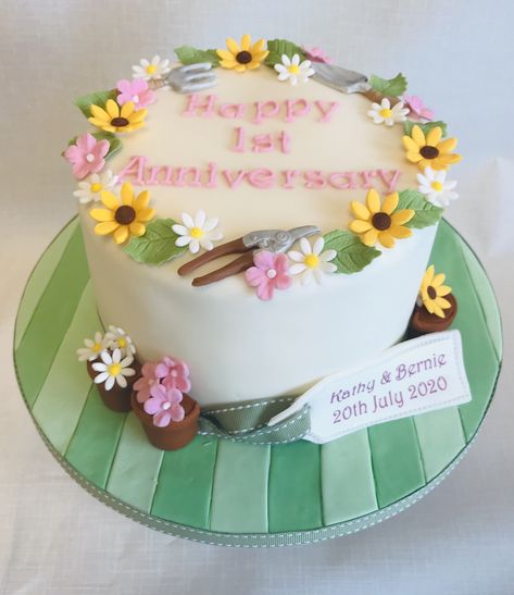 Garden Theme Cake, Gardening Cake, Garden Cakes, Bday Cake, Theme Cake, Cake Designs Birthday, Occasion Cakes, Garden Theme, Anniversary Cake