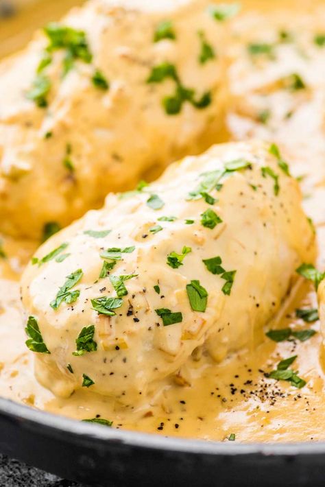 Creamy Dijon Chicken Creamy Dijon Chicken, Creamy Dijon Sauce, Loin Recipes, Creamy Dijon, Recipes Cauliflower, Dijon Sauce, Recipes Cheese, Recipes Mediterranean, Recipes Pizza