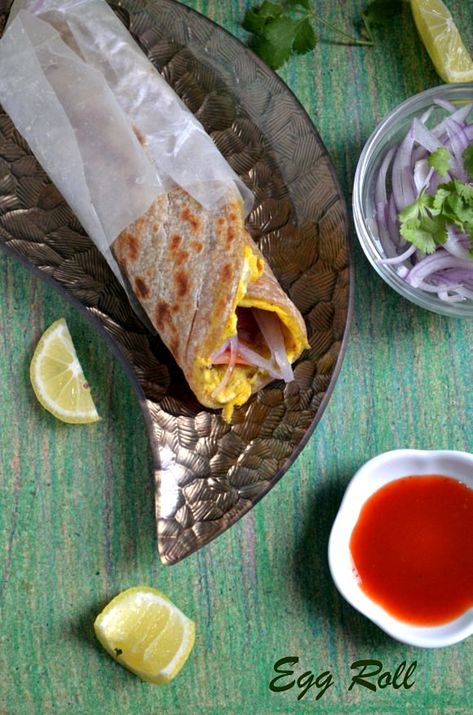 Egg Roll Recipes Indian, Egg Wrap, Egg Roll Recipes, Roll Recipes, Recipes Indian, Egg Roll, Starters Recipes, Gifts For Coffee Lovers, Egg Rolls