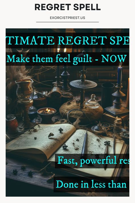 Regret Spell Realize Wrongs & Apologize in Arlington, Wichita, Make Them Feel Guilty. This powerful spell is designed to encourage sincere reflection and personal growth in the target. Spell To Make Someone Apologize.

This spell invites individuals to face the consequences of their actions, promoting a deeper understanding of the impact they’ve had on others, making them feel regret and pushing them to apologize to those they have hurt. Spells To Make Someone Feel Guilty, Spell To Make Them Regret, Spell To Make Someone Apologize, Forced Self Reflection Spell, Realization Spell, Apology Spell, Spell To Make Someone Feel Guilty, Reflection Spell, Regret Spell