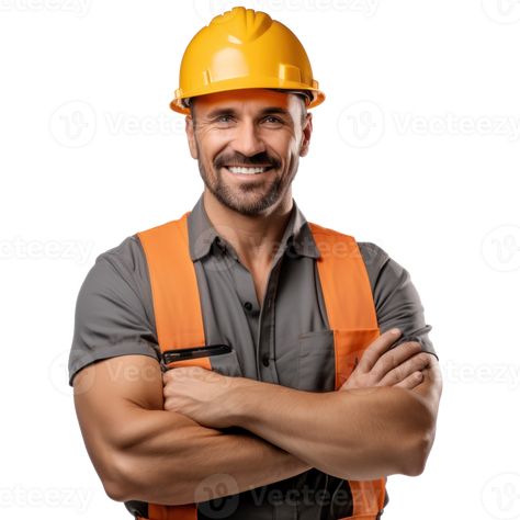 Attractive man in construction helmet Construction Helmet, In Construction, Free Png, Hard Hat, Royalty, Royalty Free, Illustrations, Collage, Pins