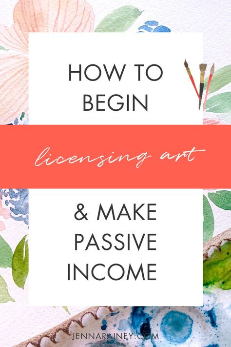 Passive Income Illustration, Starting Art Business, How To Sell Art Online, Passive Income For Artists, How To Start Art Business, Patterns Artwork, Licensing Art, Pregnancy Milestones, Make Passive Income