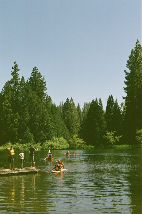 Swimming In Nature, Vintage Outdoor Aesthetic, Summer Camp Vibes Aesthetic, Pnw Summer Aesthetic, Travel Aesthetic Vintage, Slow Aesthetic, Happy Place Aesthetic, Jumping Into Lake, End Of Summer Aesthetic