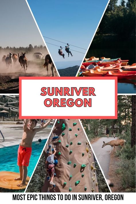 The Most Fun Things to Do in Sunriver Oregon Sunriver Oregon Things To Do, Sunriver Oregon, Sunriver Resort, Family Vacation Ideas, Bucket List Family, Crater Lake National Park, Best Family Vacations, Hiking With Kids, Outdoor Activities For Kids