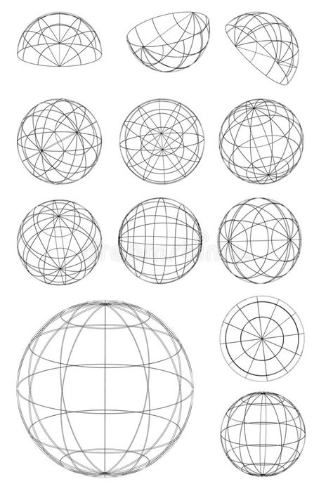 Spheres. Illustration: original globe elements-spheres #Sponsored , #Advertisement, #advertisement, #Illustration, #spheres, #elements, #Spheres Chrome Drawing Art, 3d Sphere Drawing, Sphere Drawing Reference, Sphere Perspective, Sphere Architecture, Sphere Illustration, Sphere Drawing, Spherical Objects, Drawing In Circle