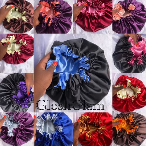 Bonnet Business, New Week Blessings, Nursing Wallpaper, Week Blessings, Silk Hair Bonnets, Satin Bonnets, Diy Hair Scrunchies, Bonnet Cap, Diy Birthday Gifts For Friends