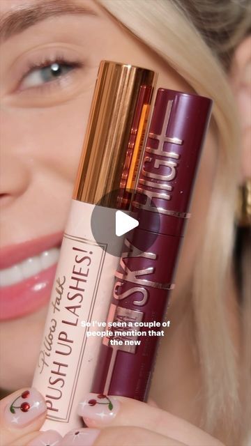 179K views · 8.1K likes | Drew Richards on Instagram: "Comparing two brown mascaras that both went viral at some point! 

Ive seen them be compared to one another but the shades are different so im showing you what the shades look like side by side 🥰

Both are gorgeous and I wear both but the amount of red in the Charlotte Tilbury one is just so unique. Looks great on every eye shade but in particular blue eyes!

Which one do you prefer?

MAYBELLINE LASH SENSATIONAL SKY HIGH WASHABLE MASCARA 
Shade: Burgundy Haze
delivers full volume and limitless length

CHARLOTTE TILBURY PILLOW TALK PUSH UP LASHES MASCARA
Shade: DREAM POP
length, volume and lift 

@maybelline @charlottetilbury pr.

.
Mascara recommendations 
Makeup inspiration 
Long full lashes 
Makeup reel
Natural makeup 
No filter ski Charlotte Tilbury Dream Pop Mascara, Burgundy Mascara Green Eyes, Burgundy Mascara Blue Eyes, Burgundy Mascara Brown Eyes, Burgundy Mascara, Mascara Recommendations, Red Mascara, Makeup No Filter, Charlotte Tilbury Pillow Talk