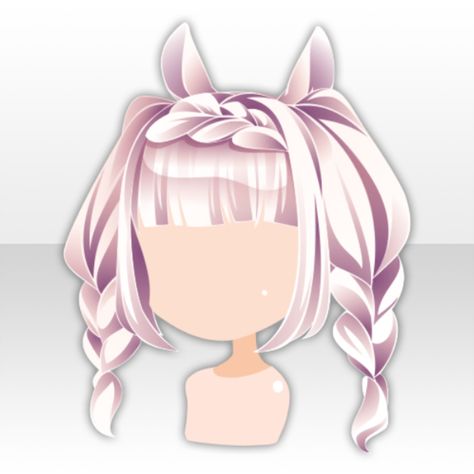 Gacha Hairstyles, Mad Tea Parties, Chibi Hair, Pelo Anime, Blue Avatar, Manga Hair, Pink Head, White Rabbits, Mad Tea Party