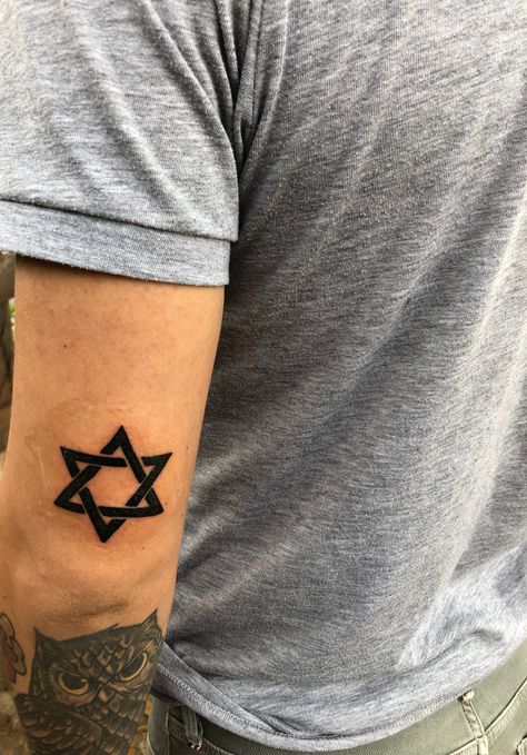 Star David Tattoo, Star Of David Tattoo Design, Jew Tattoo, David Star Tattoo, Jewish Tattoo Ideas, Star Of David Tattoo, Jewish Tattoo, Tattoo Stars, David Tattoo