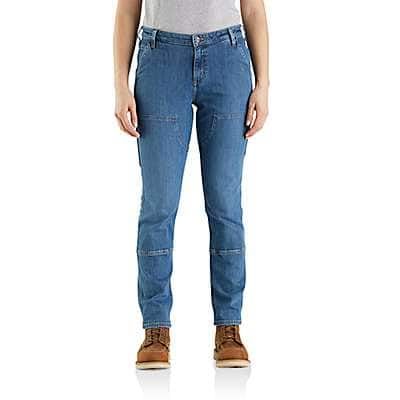 Women's Work Jeans | Carhartt Carhartt Shirt Jacket, Womens Trouser Jeans, Carhartt Overalls, Work Wear Outfits, Carhartt Womens, Carhartt Women, Work Jeans, Long Trousers, Womens Pants