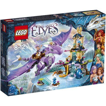 Lego Elves Dragons, Lego Elves Sets, Dragon Sanctuary, Lego Elves, Lego Dragon, Ideas Hogar, Fairies Elves, Buy Lego, Toy Blocks