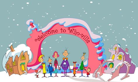 Grinch Classroom, Whoville Svg, Who Ville, Whoville Christmas Decorations, Grinch Ideas, Grinch Stuff, Grinch Crafts, The Grinch Movie, Grinch Decorations