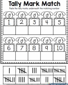 Teaching Tally Marks Preschool, Teaching Tally Marks Kindergarten, Tally Mark Activities First Grade, Tally Marks Worksheet, Kindergarten Math Sheets, Tally Mark Activities, Tally Marks Kindergarten, Kindergarten Centres, Tally Chart