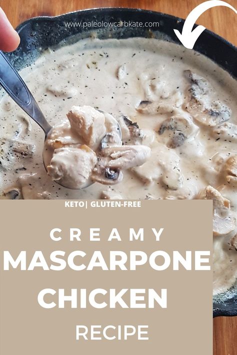 Marscapone Chicken Recipes, Chicken Marscapone Recipe, Keto Marscapone Recipes, Keto Mascarpone Recipes, Ketoish Diet, Chicken Mascarpone Recipe, Marscapone Dessert, Keto Mascarpone, Chicken Recipe For Dinner