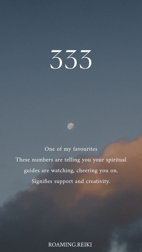 One of my favourites
These numbers are telling you your spiritual guides are watching, cheering you on.
Signifies support and creativity. 333 Number Tattoo, 333 Angel Number Tattoo Ideas Fonts, 333 Quotes, Angel Number 333 Meaning, Angel Number 333 Tattoo, 333 Angel Number Aesthetic, 333 Wallpaper Aesthetic, 333 Angel Number Wallpaper, Angel Number Tattoo Placement