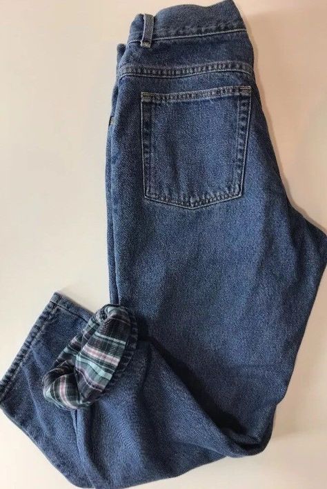 Flannel Lined Jeans, Ll Bean Women, Lined Jeans, Swaggy Outfits, Mode Vintage, Dream Clothes, Jeans For Sale, Ll Bean, Look Cool