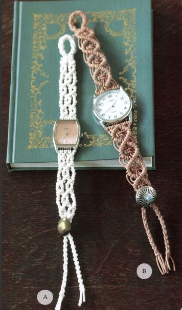 macrame watchband Simpul Makrame, Art Macramé, Hemp Necklace, Micro Macramé, Macrame Ideas, Macrame Knots, Macrame Tutorial, Macrame Art, Macrame Projects